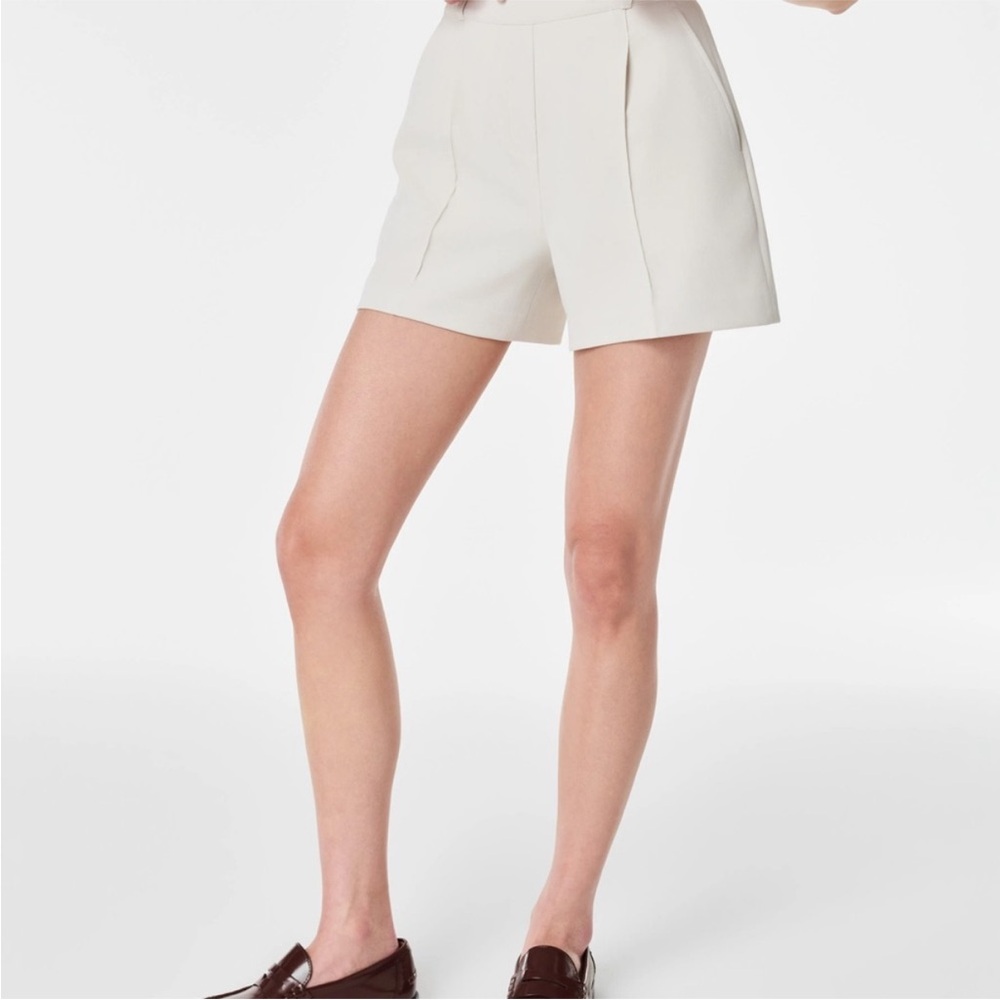 Spanx L Beige carefree crepe trouser Shorts